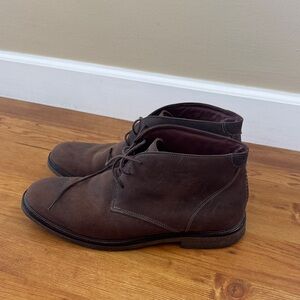 Johnston & Murphy Dark Brown Chukka Boots